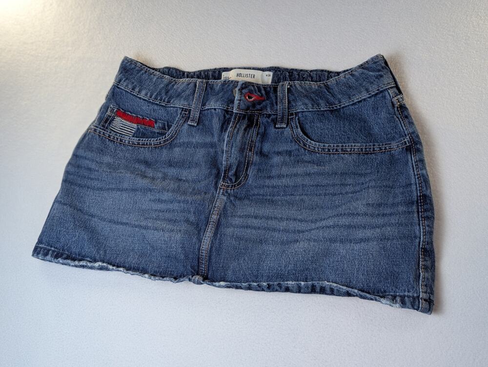 Hollister Denim Skirt with Built in Shorts Size 6